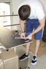Namontovanie plechov pre uchytenie pántov dverí nábytku do garáže